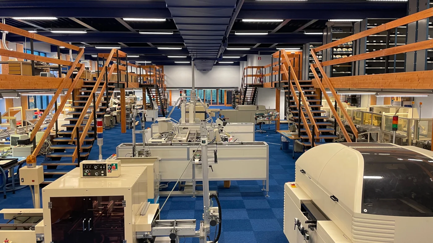 Spectronic’s surface-mount electronics production line in Helsingborg